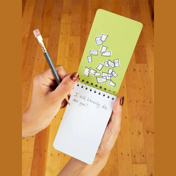 Deep Thoughts For My Cat To Inherit When I Die - Spiral Pocket Notebook - Lady of the Lake