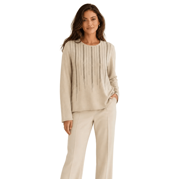 Della Sweater With Metallic Details