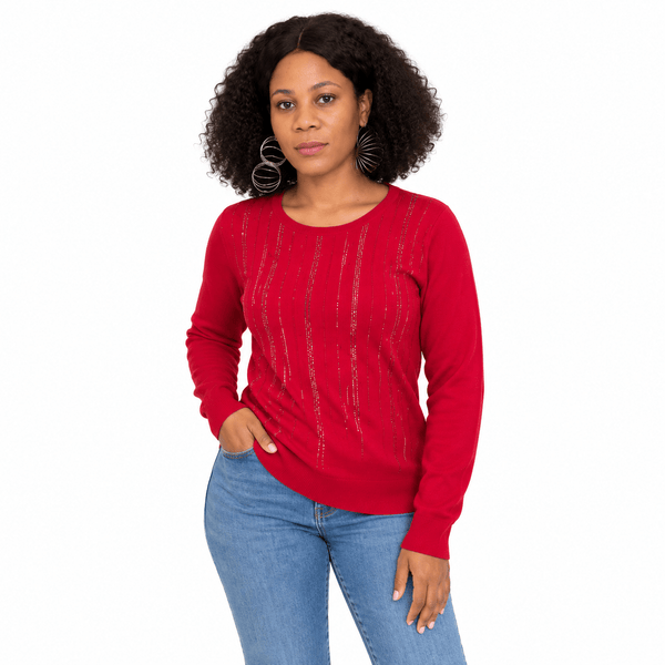 Della Sweater With Metallic Details