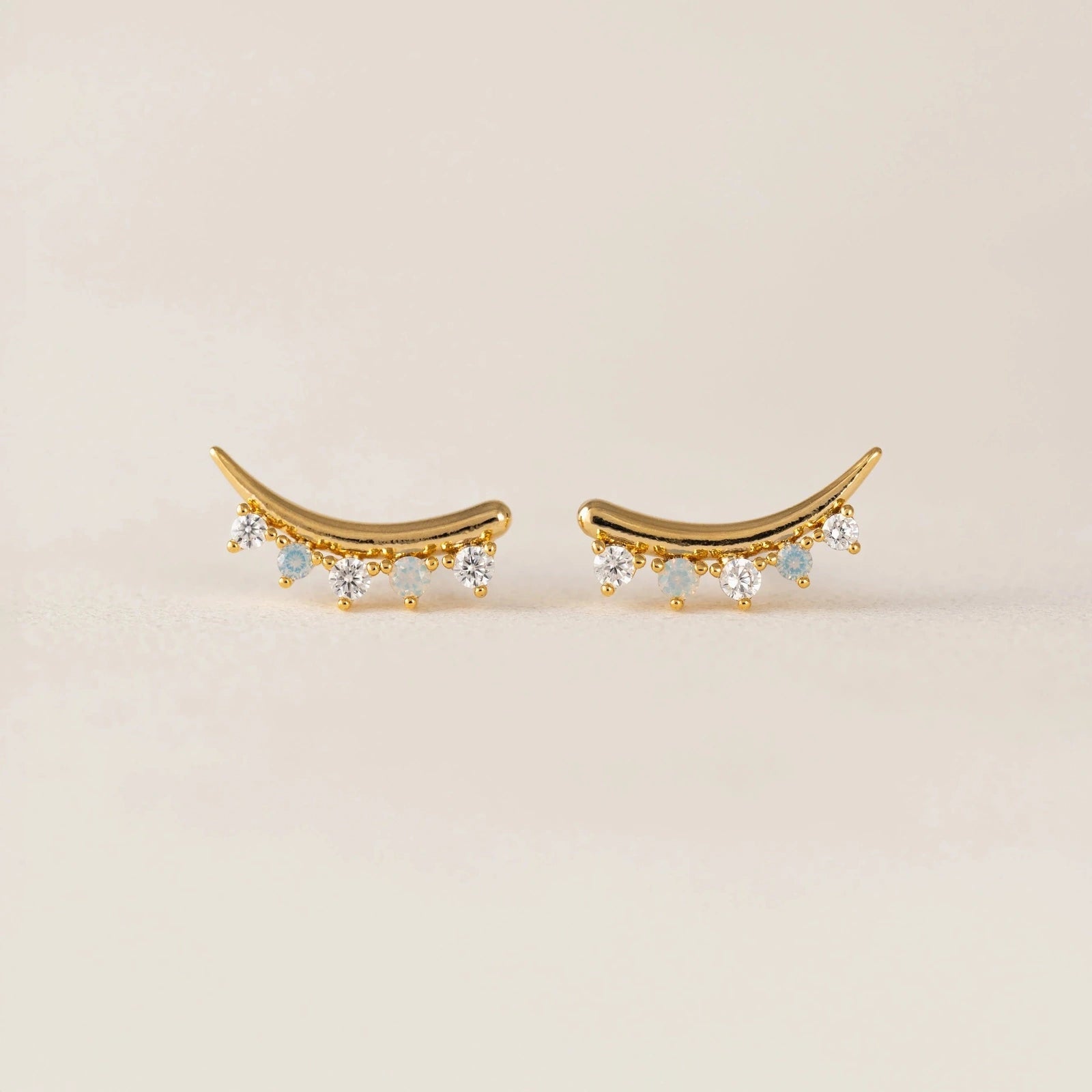 Dewdrop Climber Earrings - Lady of the Lake