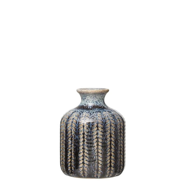 Embossed Stoneware Vases