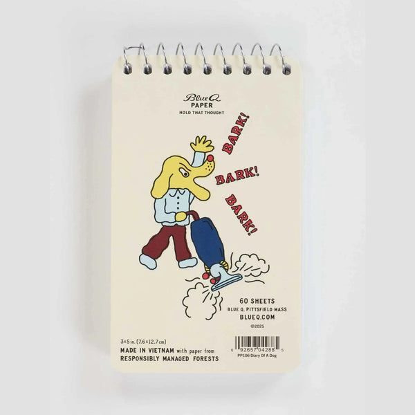 Diary Of A Dog - Spiral Pocket Notebook - Lady of the Lake