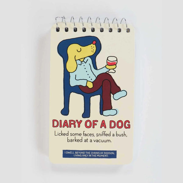 Diary Of A Dog - Spiral Pocket Notebook - Lady of the Lake