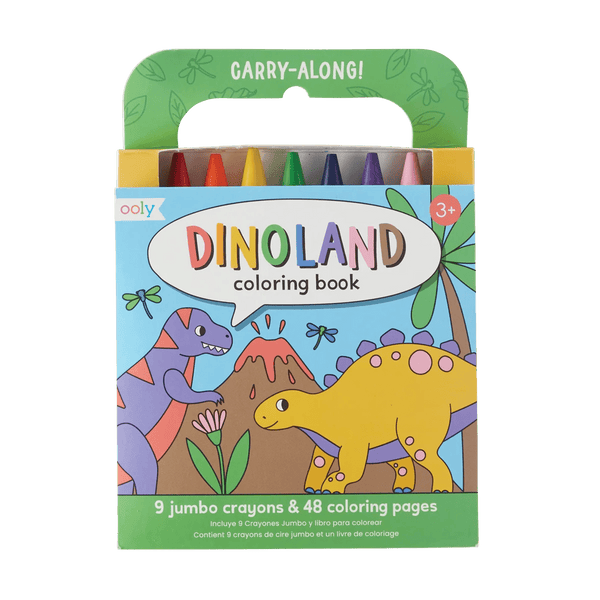Dinoland Carry Along! Colouring Book & Crayon Set - Lady of the Lake