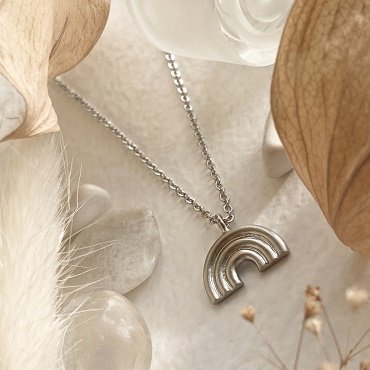Dio Matte Rainbow Charm Necklace - Lady of the Lake