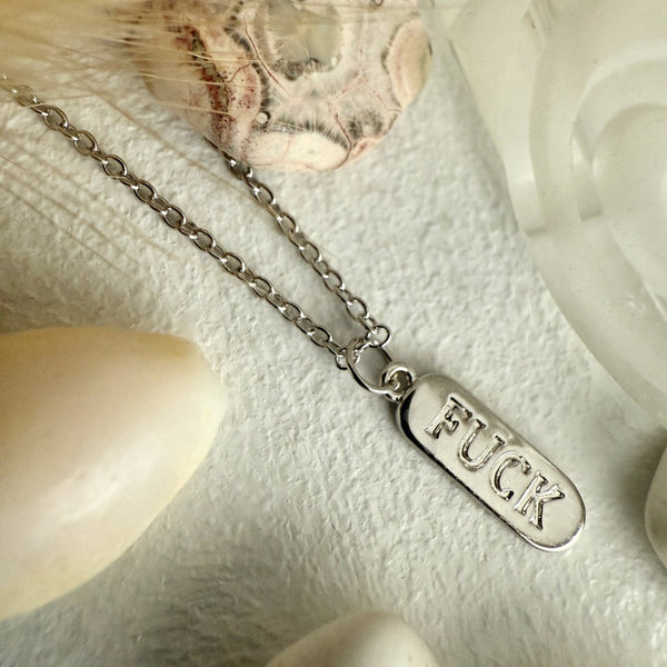 Dire Straits Salty Language Charm Necklace - Lady of the Lake
