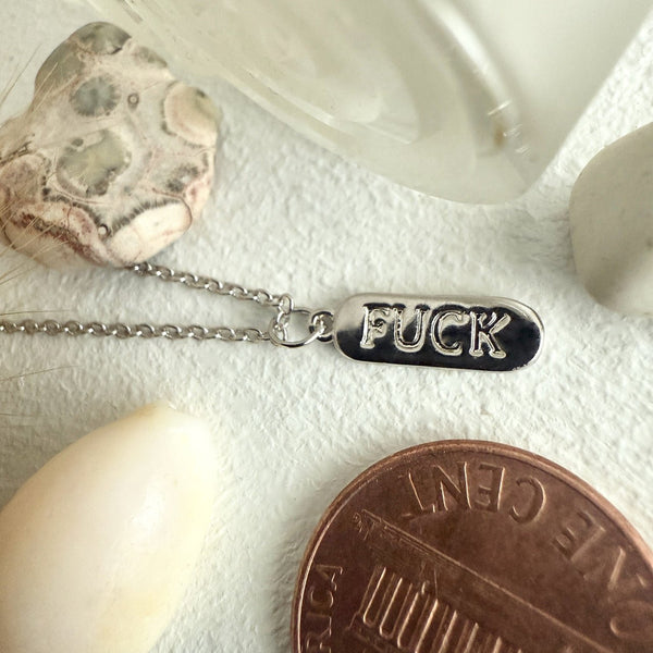 Dire Straits Salty Language Charm Necklace - Lady of the Lake