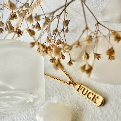 Dire Straits Salty Language Charm Necklace - Lady of the Lake