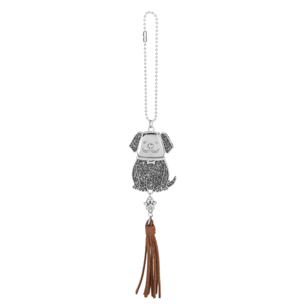 Dog - Car Charm With Tassel