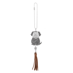 Dog - Car Charm With Tassel