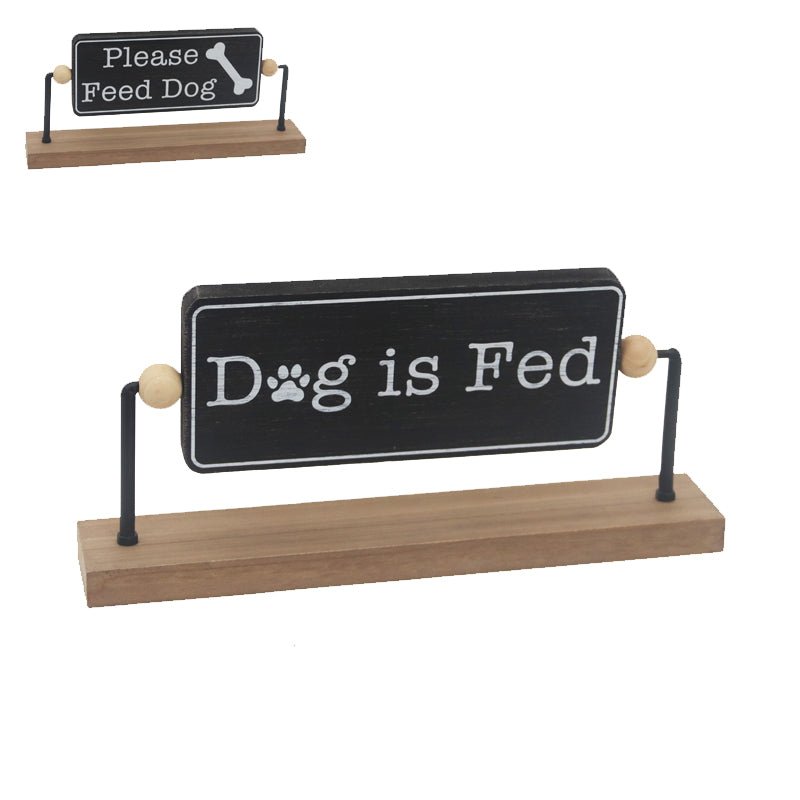 Dog Fed - Reversible Sign