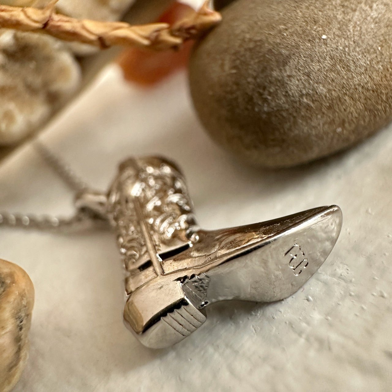 Dolly Cowboy Boot Charm Necklace - Lady of the Lake