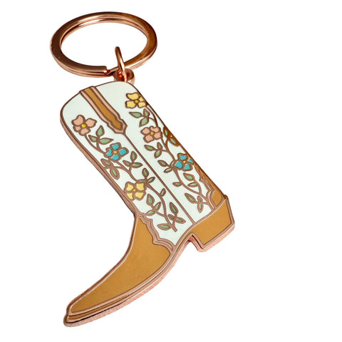 Dolly Cowboy Boot Enamel Keychain - Lady of the Lake