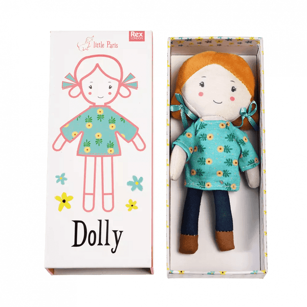 Dolly In A Box - Little Paris Rag Doll - Lady of the Lake