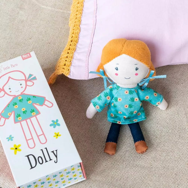 Dolly In A Box - Little Paris Rag Doll - Lady of the Lake