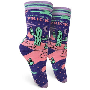 Don’t Be a Prick - Women's Crew Socks