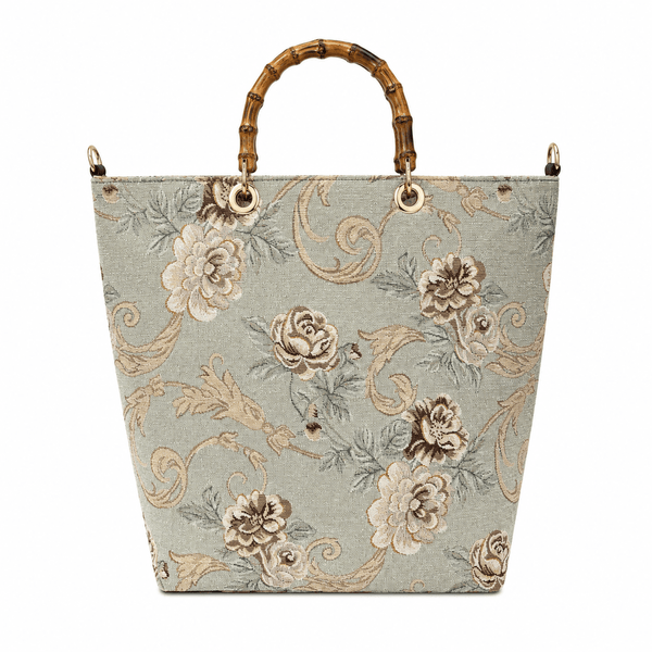 Dorothy Floral Tapestry Bag - Lady of the Lake