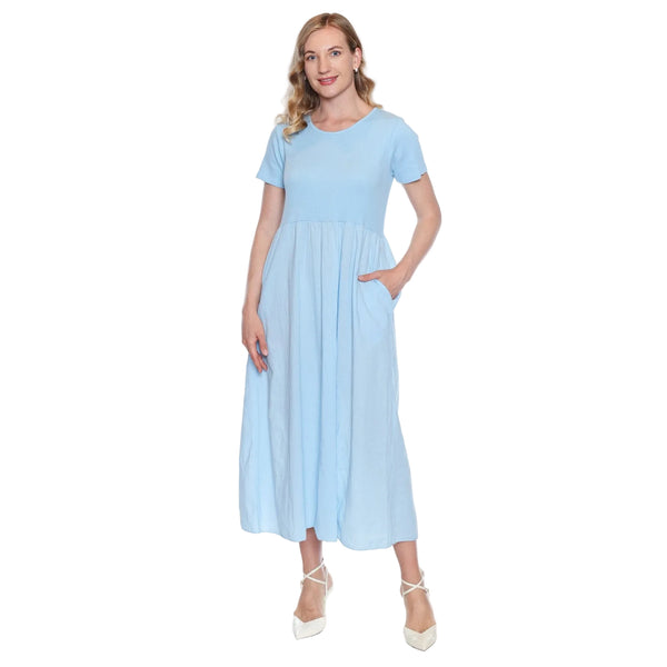 Frances Cotton T-Shirt Dress With Pockets