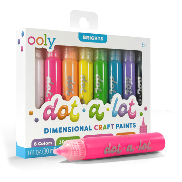 Dot-a-Lot 3D Dimensional Craft Paint - Set of 8 - Lady of the Lake
