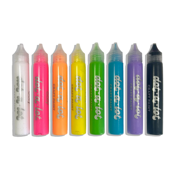 Dot-a-Lot 3D Dimensional Craft Paint - Set of 8 - Lady of the Lake