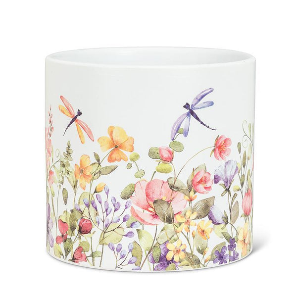 Dragonfly & Floral Planter - Lady of the Lake