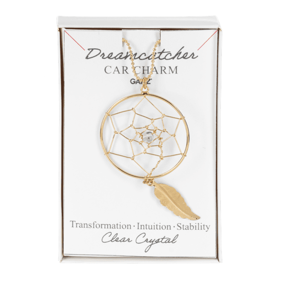 Dream Catcher Ornament / Car Charm With Crystal - Lady of the Lake