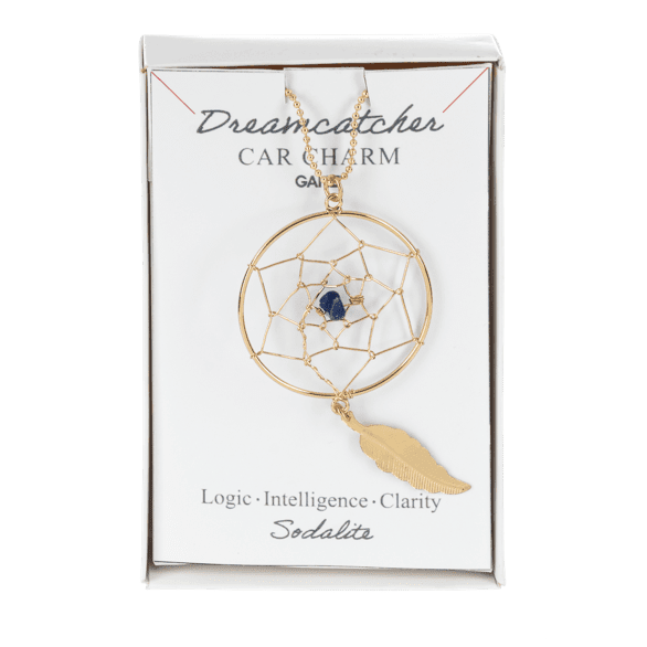 Dream Catcher Ornament / Car Charm With Crystal - Lady of the Lake