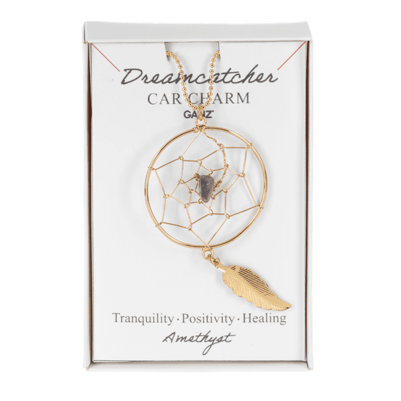 Dream Catcher Ornament / Car Charm With Crystal - Lady of the Lake