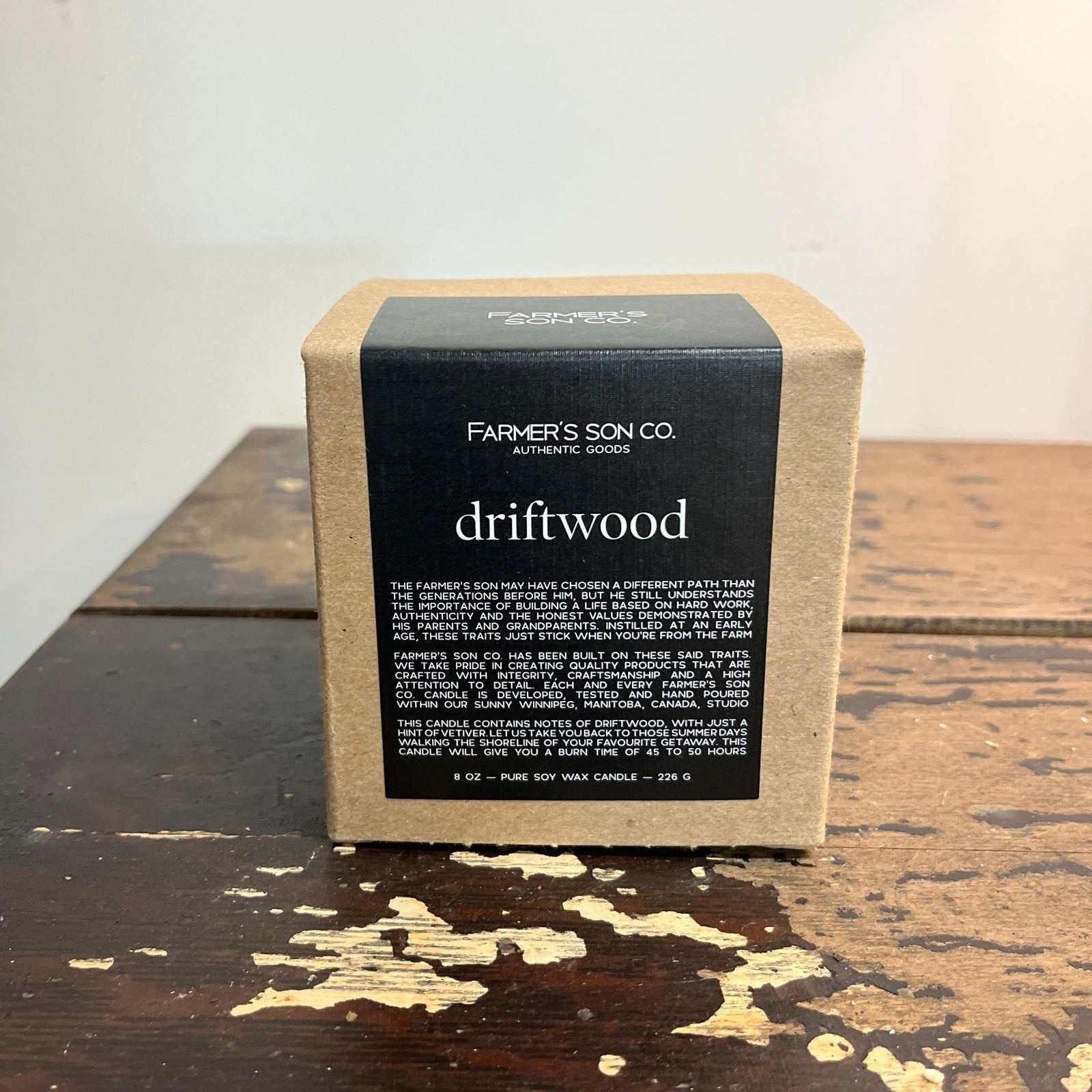 Driftwood - Farmer's Son Co. Soy Candle