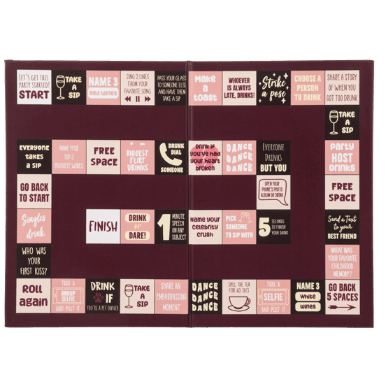 Drinking Game Boards - Lady of the Lake