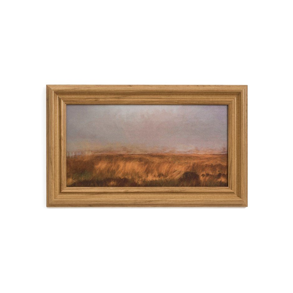 Dry Fields - Framed Printed Canvas