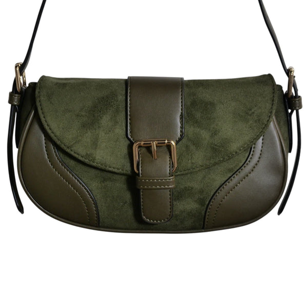 Duffy Vegan Suede Shoulder Bag - Lady of the Lake