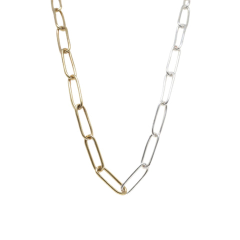 Duo mixed Metal Filled Necklace - Lady of the Lake