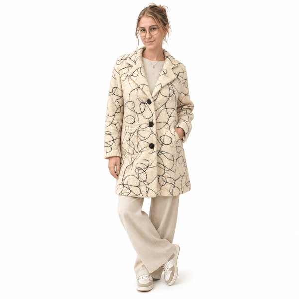 Elani Thread Detail Coat - Lady of the Lake