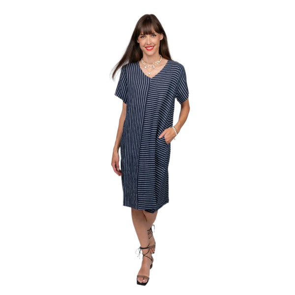 Ella Striped Polka Dot Dress - Lady of the Lake