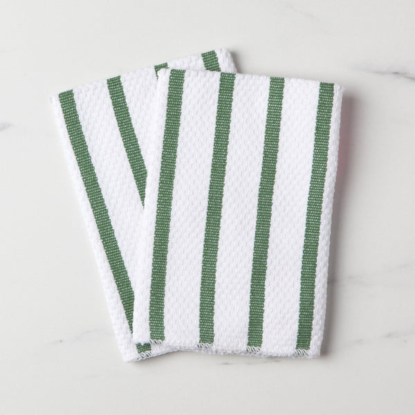 Elm Green Basketweave Dishcloths - Set of 2 - Lady of the Lake