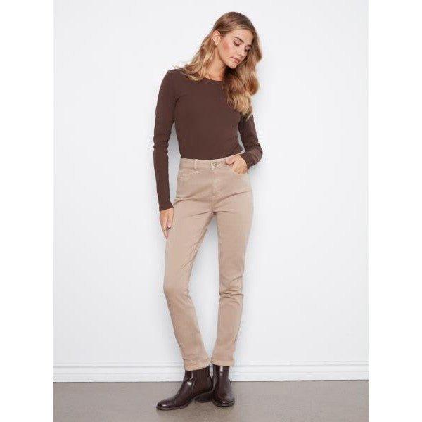 Embla Slim Twill Pants - Lady of the Lake