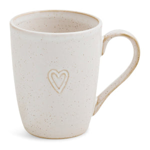 Embossed Heart Mug