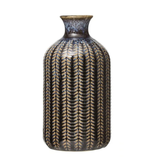 Embossed Stoneware Vases - Lady of the Lake