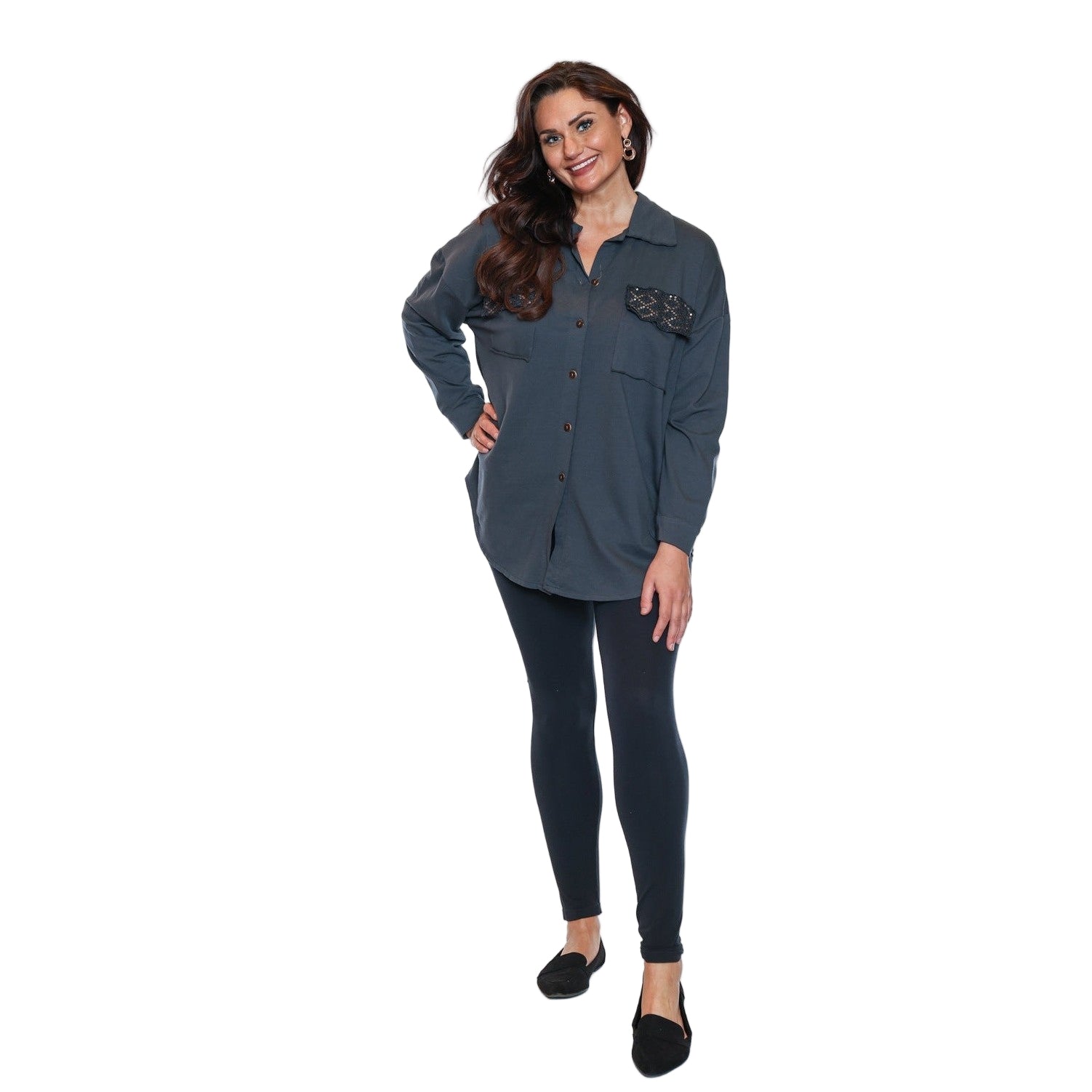 Ena Button Up Shirt - Lady of the Lake