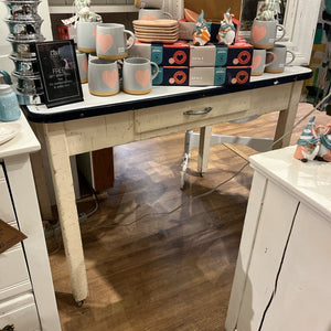 Enamel Top Table - Lady of the Lake