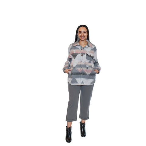 Ensley Aztec Jacket With Pockets - Lady of the Lake