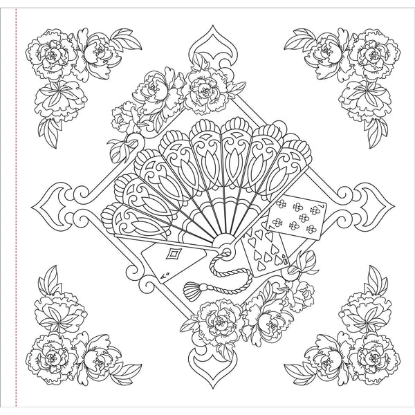 Ephemera Adult Colouring Book - Lady of the Lake