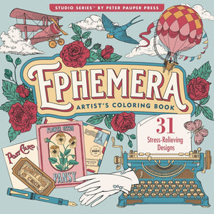 Ephemera Adult Colouring Book - Lady of the Lake