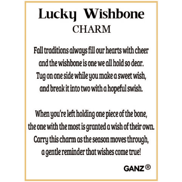 Lucky Wishbone - Wishbone Charm