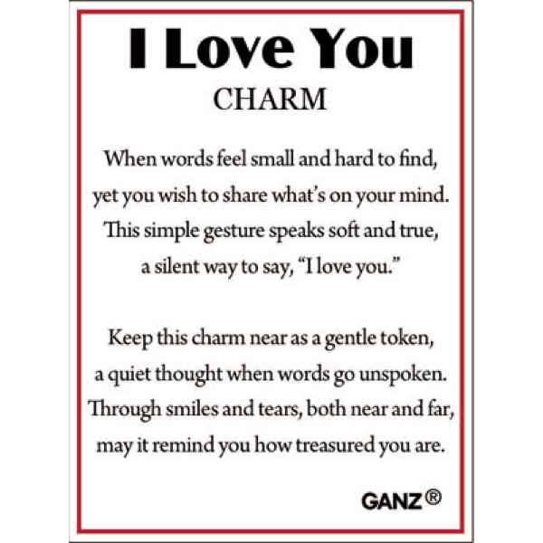 I Love You - Sign Language Charm