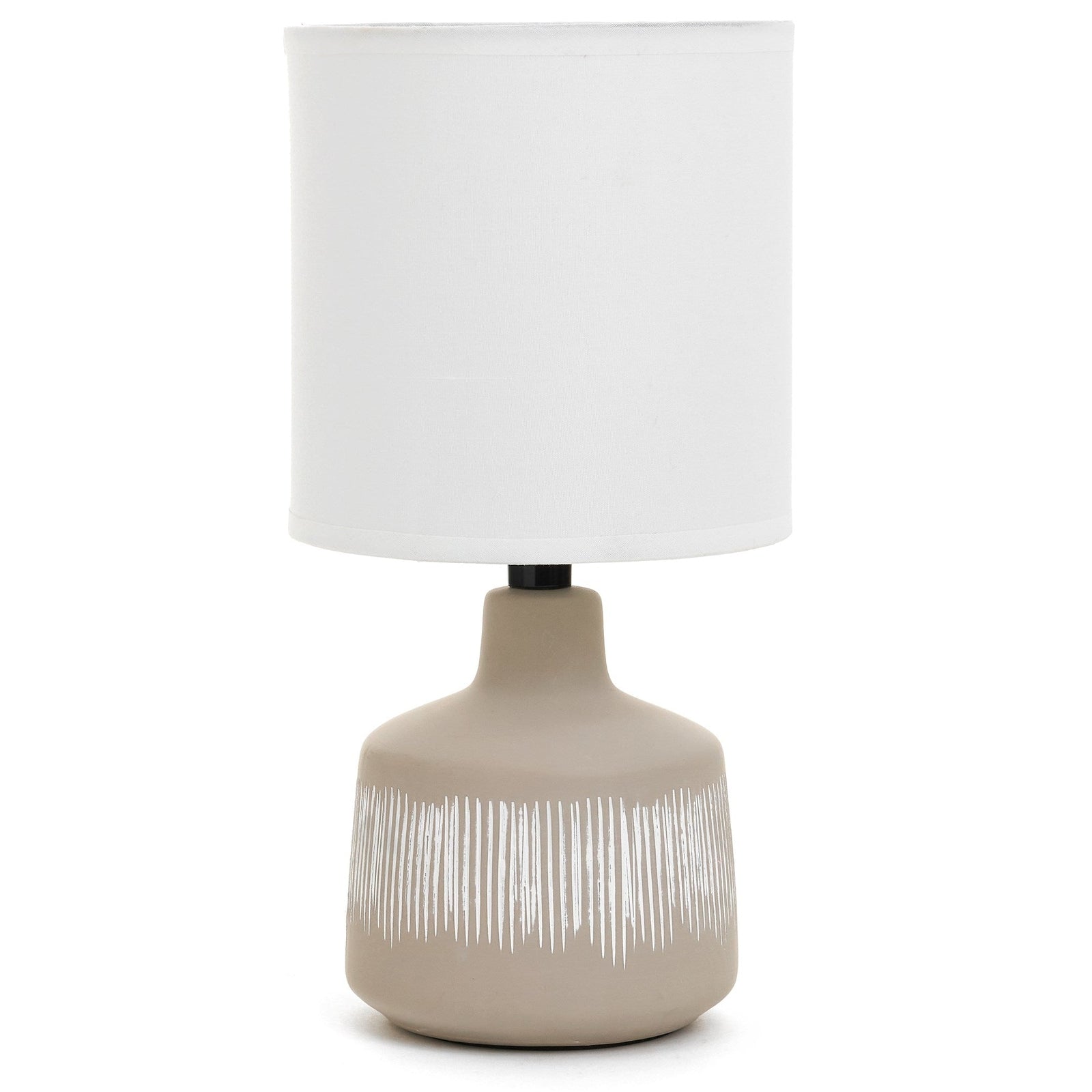 Etched Ceramic Table Lamp