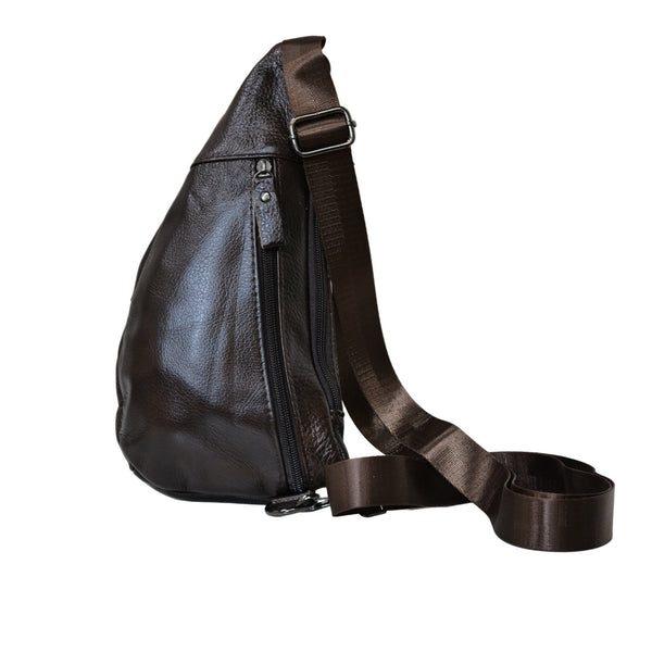 Evelyn Genuine Leather Crossbody Bag
