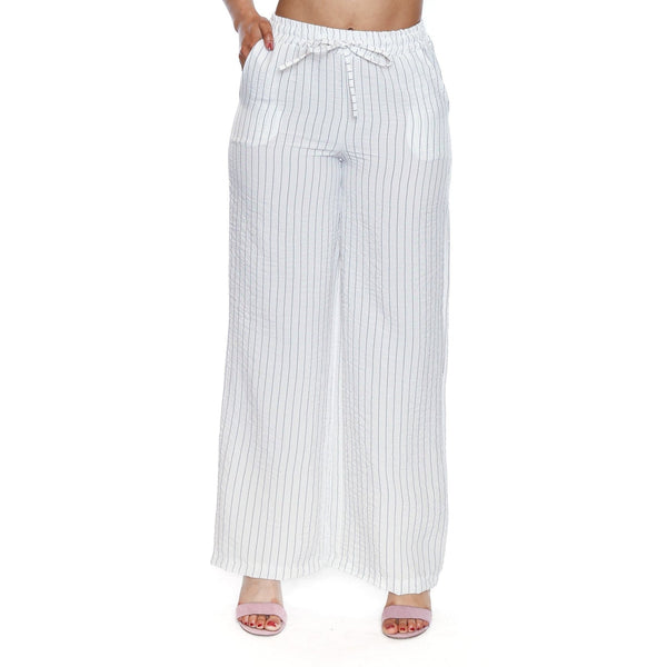 Evelyn Pin Stripe Wide Leg Pant - Lady of the Lake