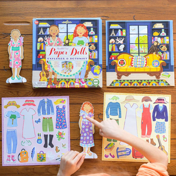 Explorer & Botanist Paper Dolls